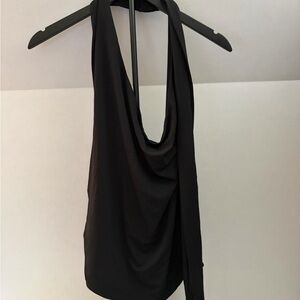 Wild Fable Black Halter Top